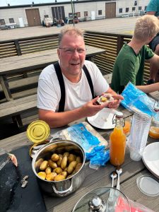 Surströmmingspremiär hos Magnussons Måleri